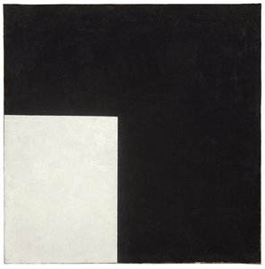 Noir et Blanc. Composition suprématiste